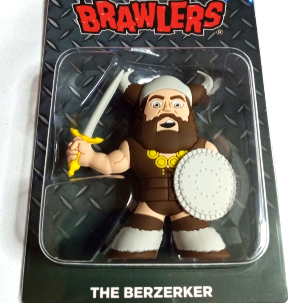 The Berzerker Micro Brawler Figure - Berserker WWF Pro Wrestling Crate Exclusive